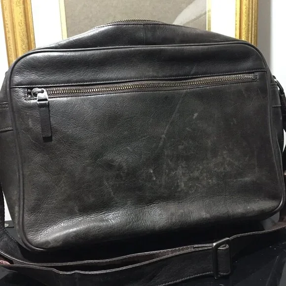 DANIER LEATHER LAPTOP MESSENGER BAGS - Picture 5 of 11